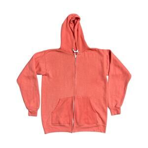 Vtg 60s Mens M Creslan Casual Sweatshirt Grunge Hippie Skater Pink